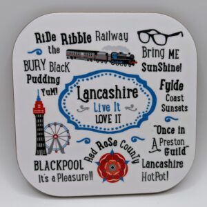 Red Rose County Coaster