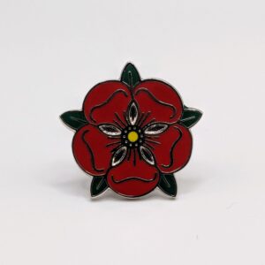 Lancashire Red Rose Pin Badge