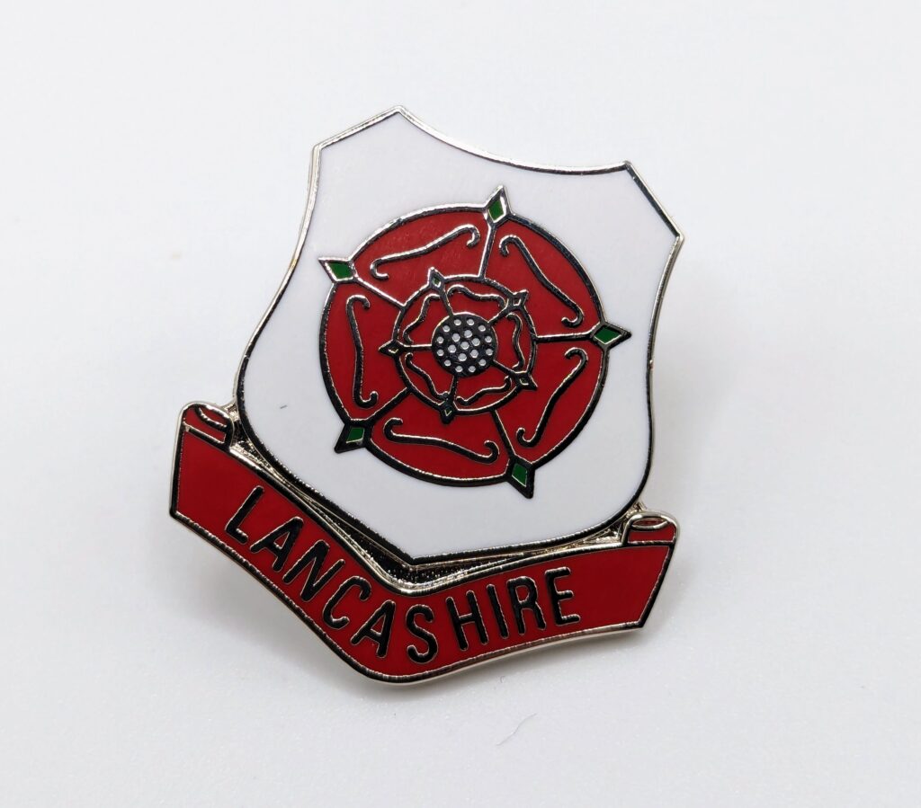 Lancashire Crest Pin Badge