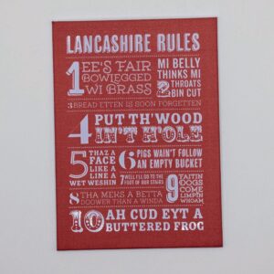 Lancashire Rules Magnet