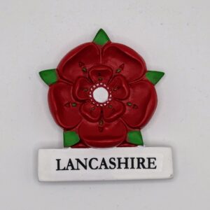 Lancashire Red Rose 3D Magnet