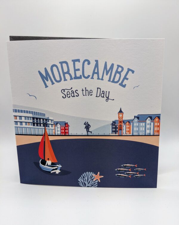 LYN Morecambe Seas The Day Greetings Card, Front